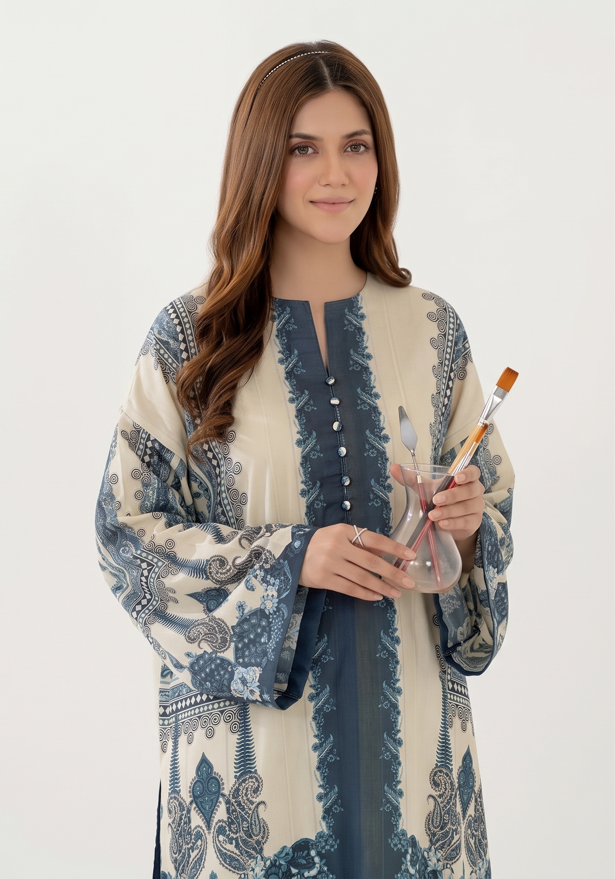 Winter Collection – 2PC Unstitched Suit