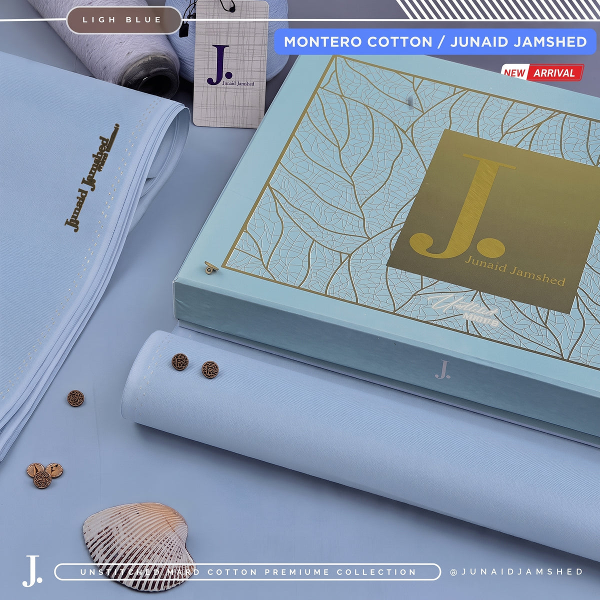 Junaid Jamshed Hard Cotton