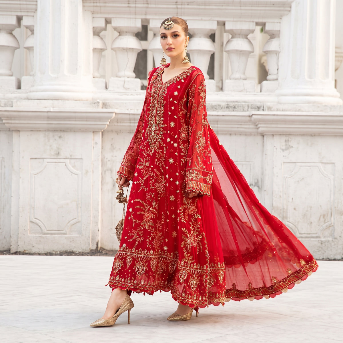Chiffon Collection — Premium Heavy Embroidered 3-Piece